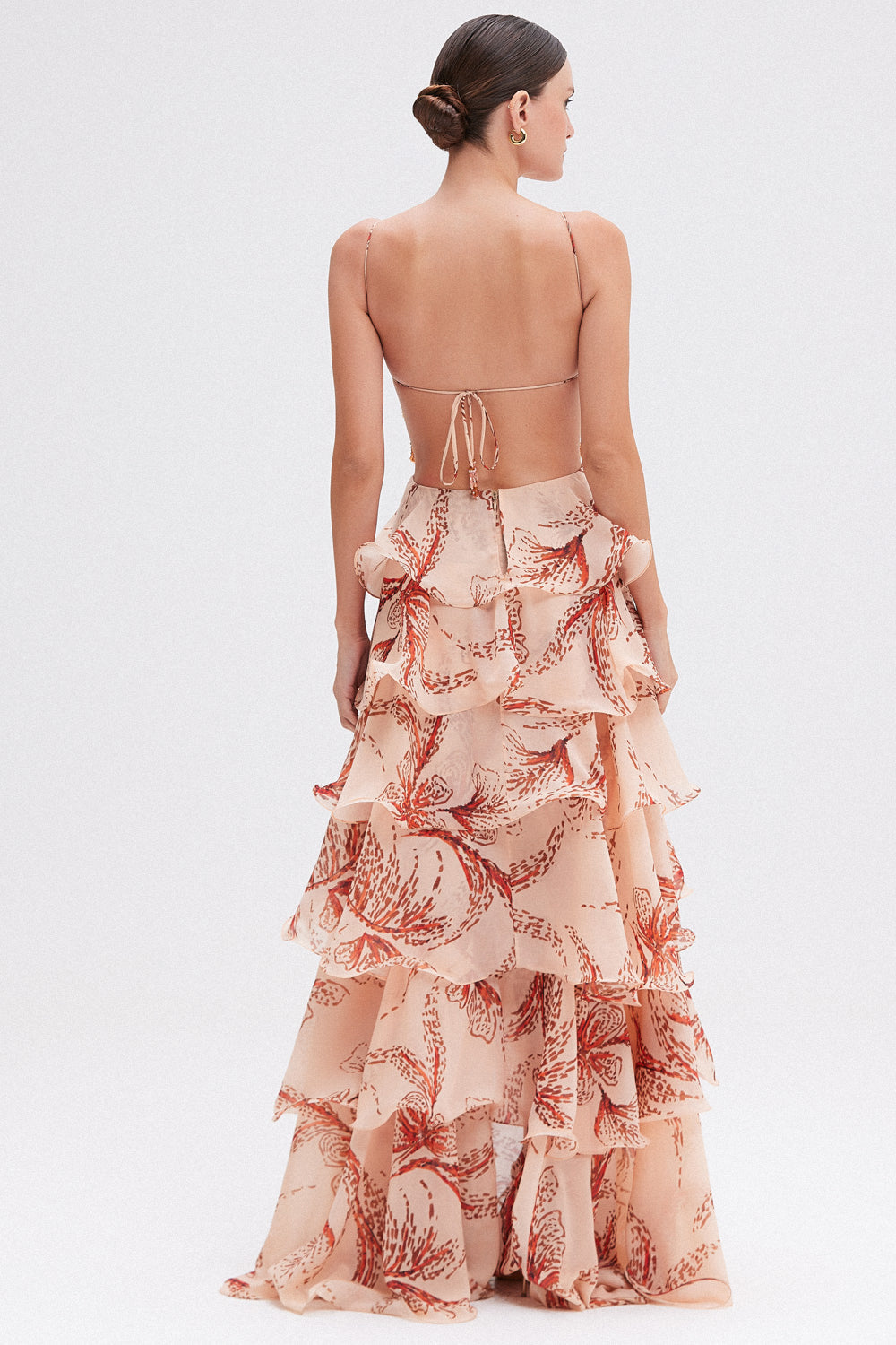 LUMA | ROBE LONGUE VOLANTÉE